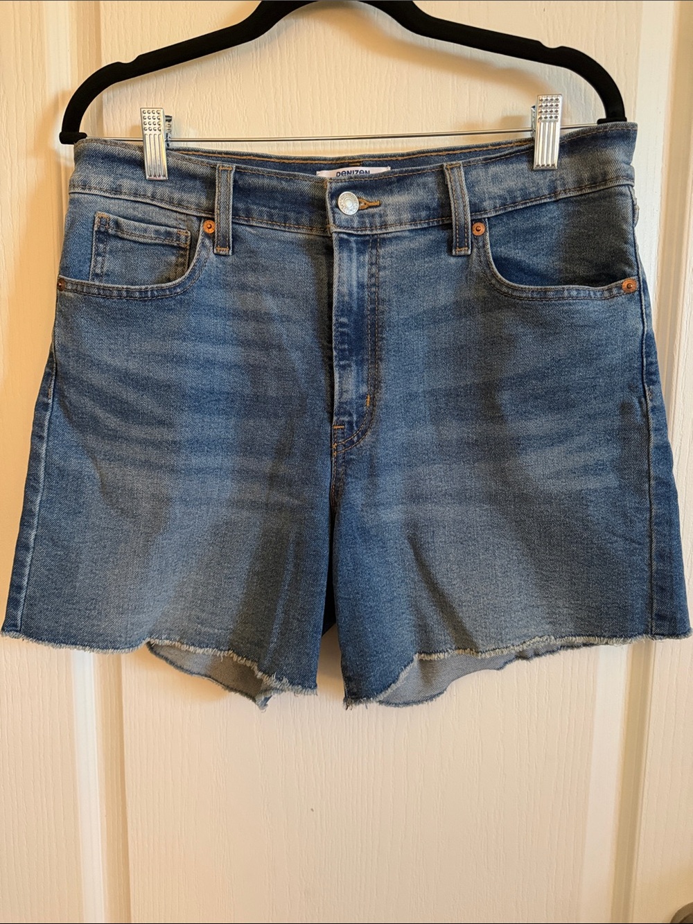 Denizen from Levi's Blue Denim Cutoff Shorts